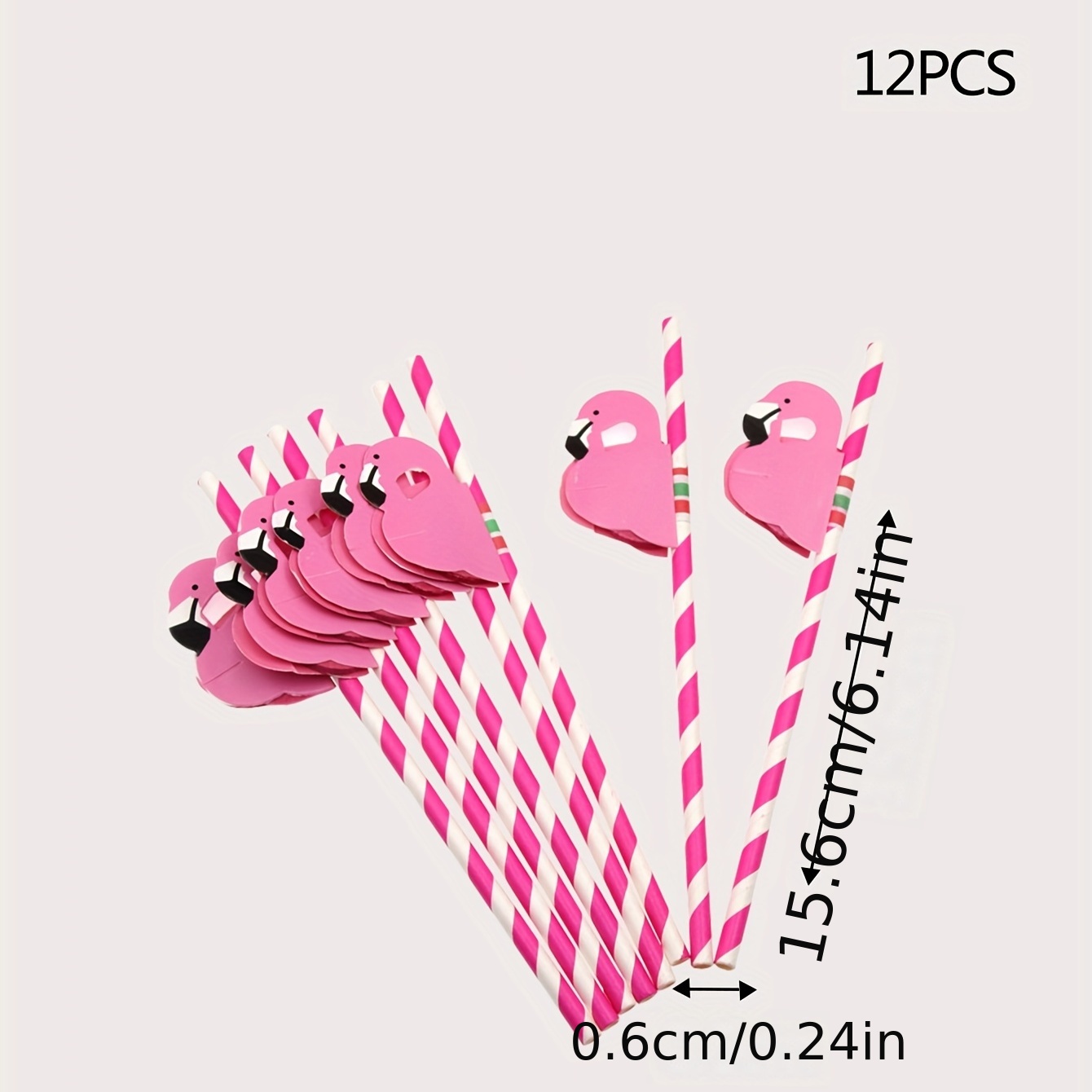Flamingo Honeycomb Paper Straws (Set of 6) – Hierarchy Events
