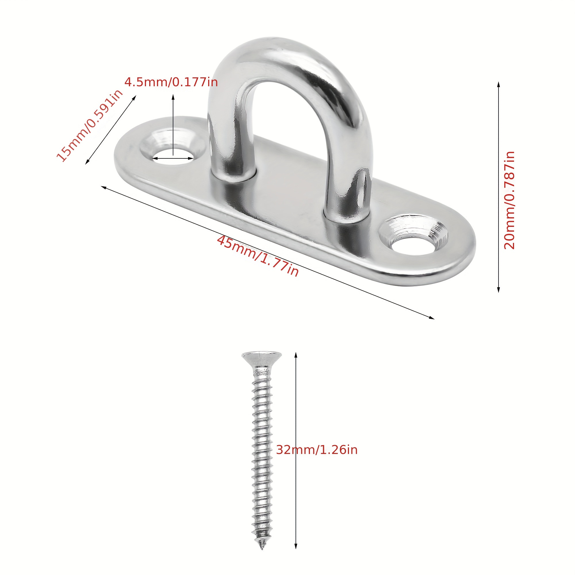 Fixed Buckle Screws Stainless Steel Durable Wall Mounted - Temu