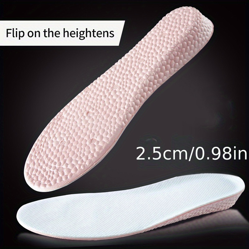 Invisible Height Increase Insoles Memory Foam Shoes - Temu Canada