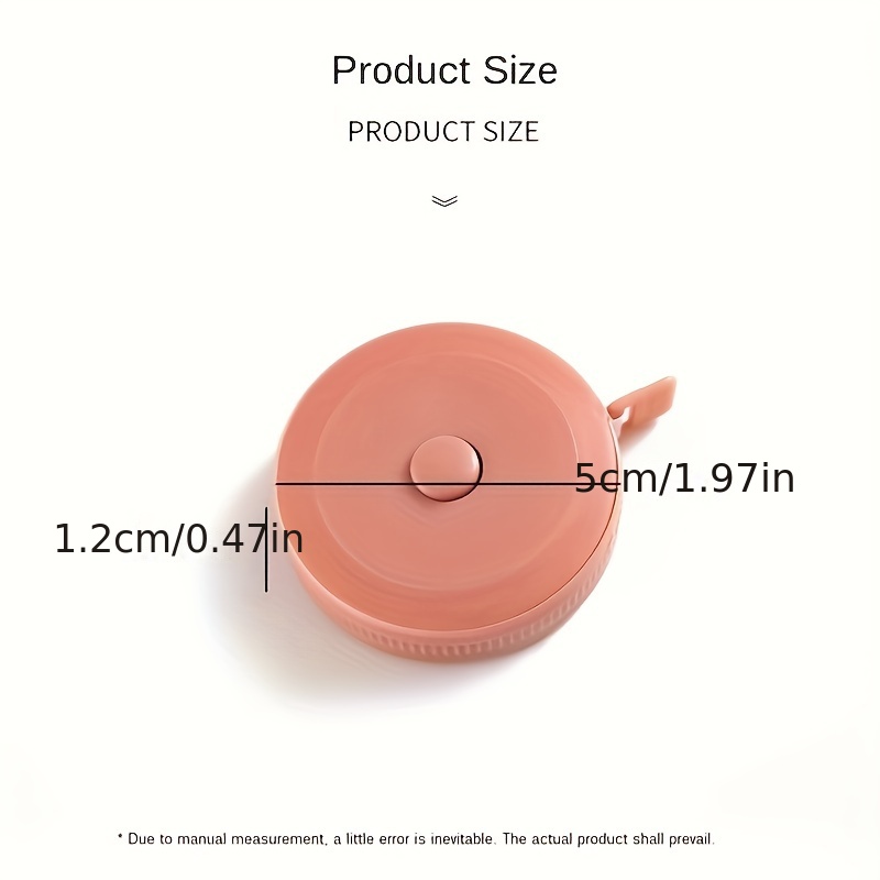 Soft Retractable Double Scales Tape Measure, Measuring Tape For Body Sewing  Fabric Tailor Cloth Knitting Craft Home Measurements - Temu