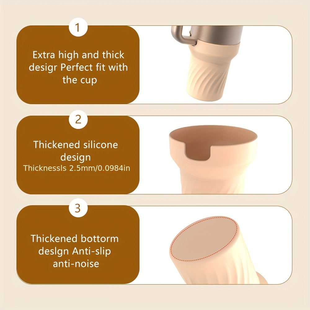 Non-slip Silicone Cup Boot For Tumbler Cup, Cup Bottom Protective Sleeve, Tumbler  Accessories - Temu