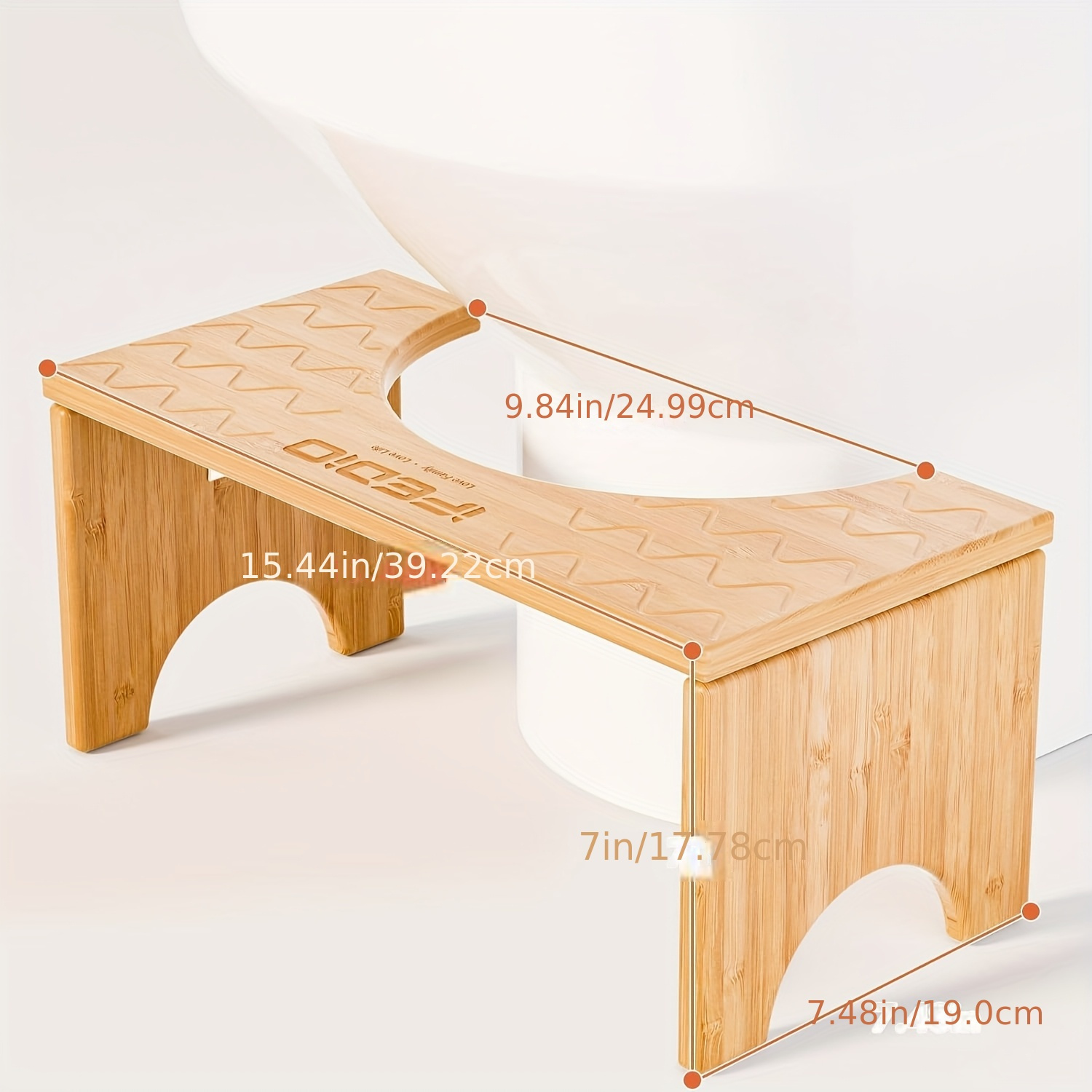 Tabouret De Toilette En Bois Pliable – Repose-pied Ergonomique Pour Une Position Naturelle – Antidérapant, Capacité 330 Kg Tabouret Toilette