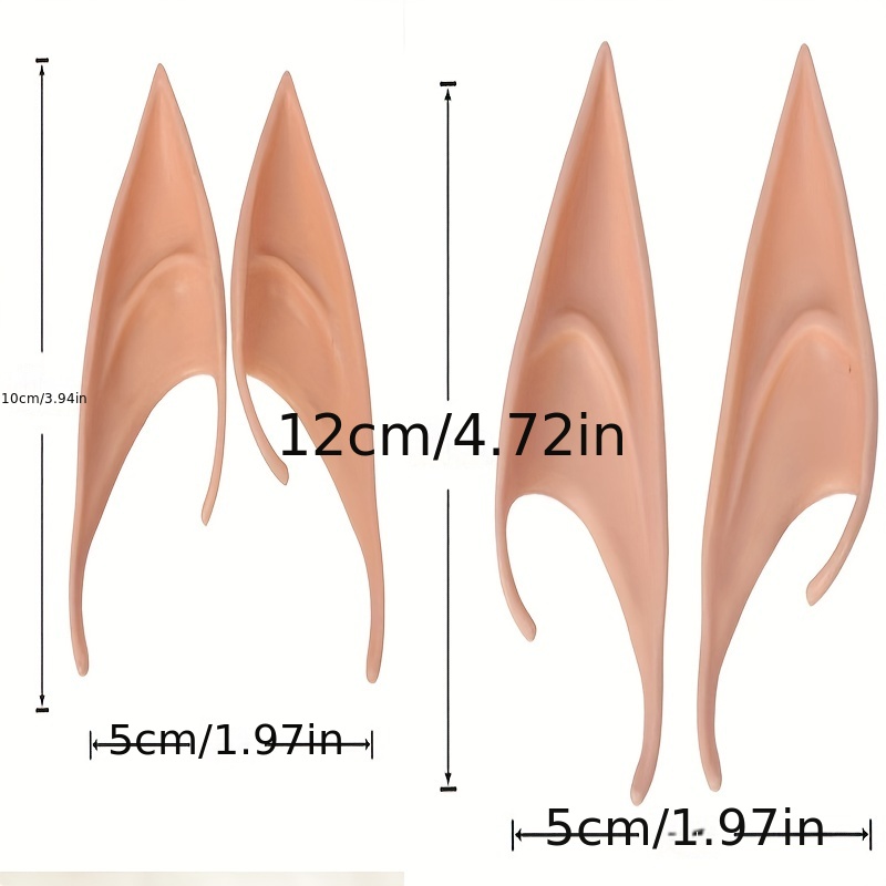 1 Par Orejas Elfo Disfrazarse. Accesorio Festividades - Temu Chile
