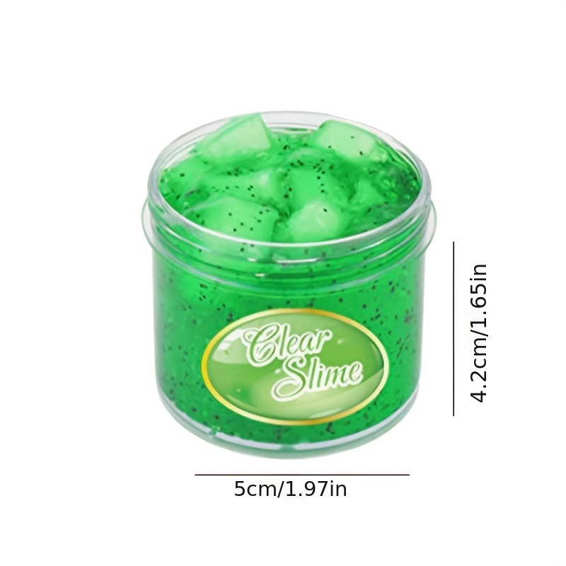70ml Clair Cristal Slime Non Collant Slime Doux Gelée Argile Pour