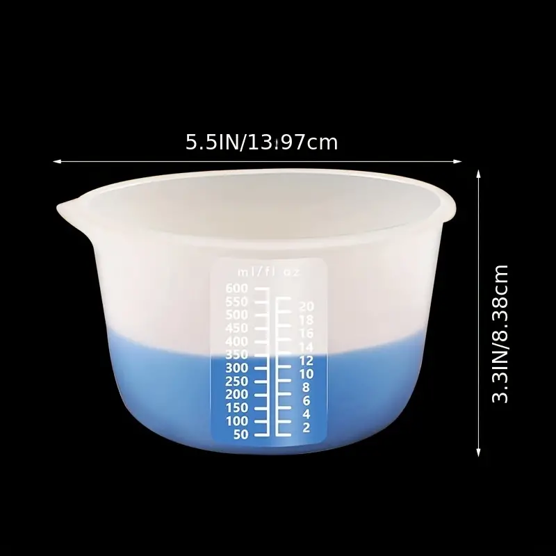Epoxy Resin Silicone Measuring Cup Mixing Tools Stirring - Temu