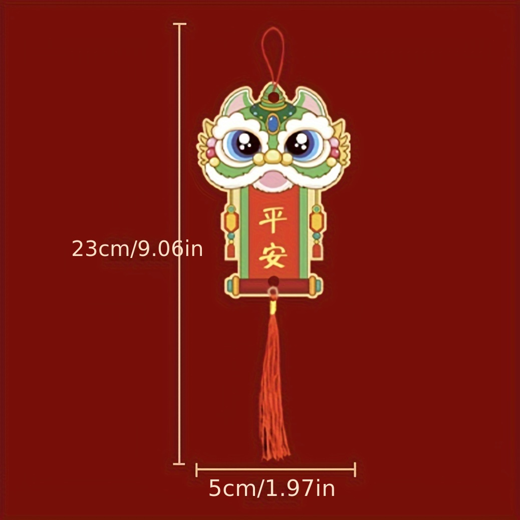Chinese New Year Decorations 2024 Year Of Dragon Pendant - Temu Philippines