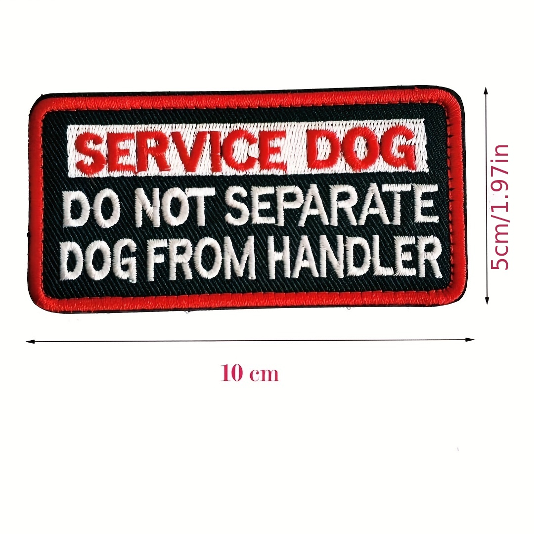 Buy Service Dog Working Training Embroidered Patches Military