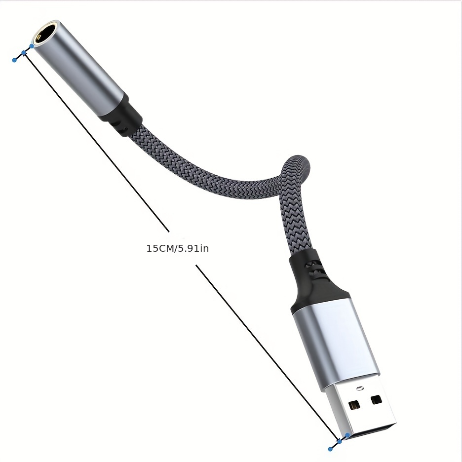 Adaptateur Audio USB Vers Jack 3 5 Mm Câble USB Vers Aux - Temu Switzerland