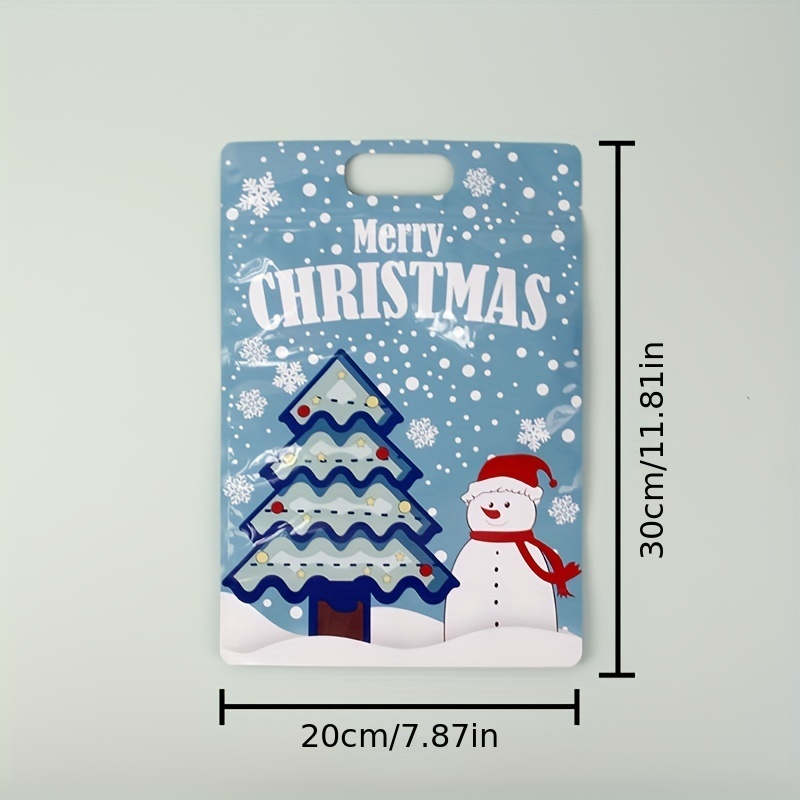 Christmas Square Self sealing Zipper Bags For Handmade - Temu