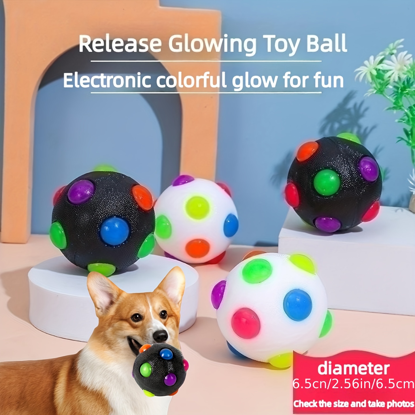 Bola de luz flash, brinquedo de bolas brilhantes, música pulando brinquedo  de bala de dança, brinquedo de cachorro bola de futebol para jogar corrida  ao ar livre, brinquedo de bola de desenvolvimento