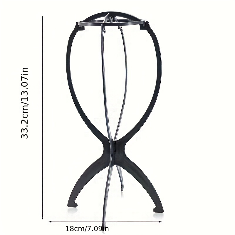 3pcs Portable Wig Holder & Hat Display Stands