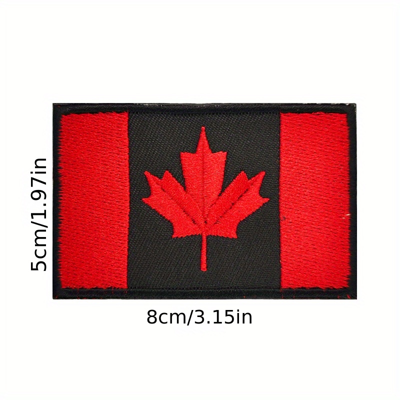 Multicolor Canadian Maple Leaf Embroidered Patch Perfect For - Temu Japan