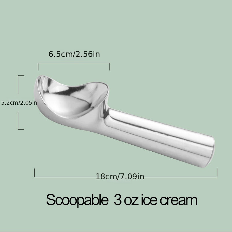 Ice-Cream Scoop with Plastic Handle Stainless Steel Extra Large Size