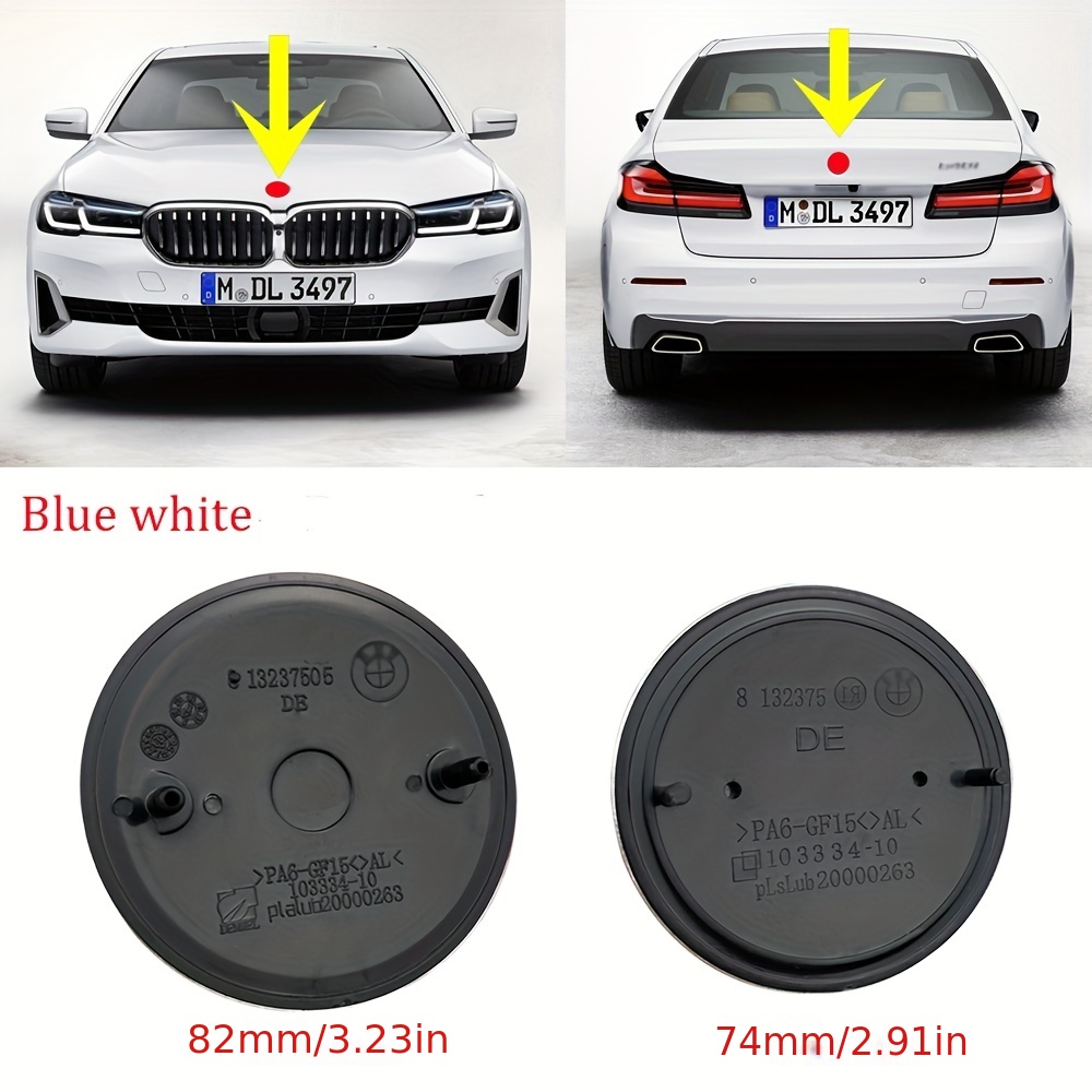 Emblema BMW capó 82mm y maletero 74mm