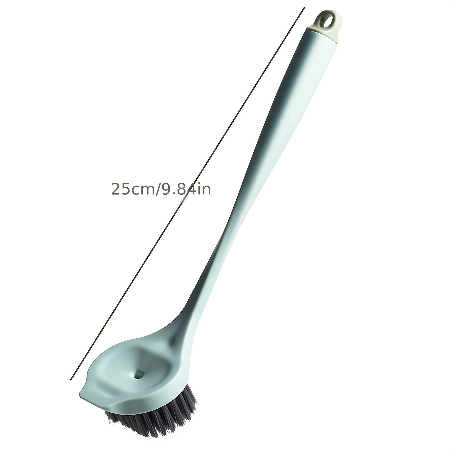 Dish Brush With Long Handle Round Scrubbing Brush For Pans - Temu