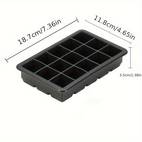 silicone ice cube molds easy release 15 square ice cube per tray bpa free flexible reusable stackable for freezer whiskey chocolate baby food juices