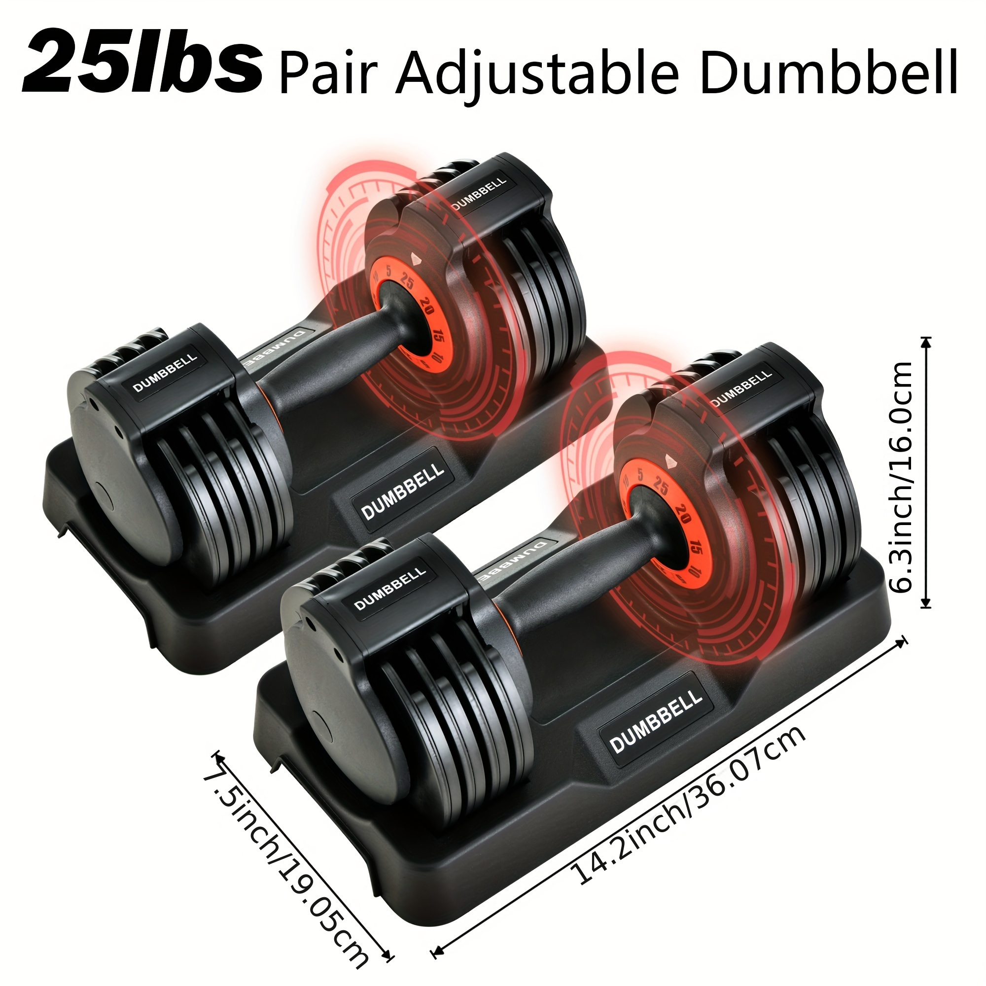Temu – TEMU Dumbbell Rack 4 Tier(dumbbells Not Included), Metal Dumbbell Holder With Handle, Weight Storage Organizer For Dumbbells, Tree Shape Compact