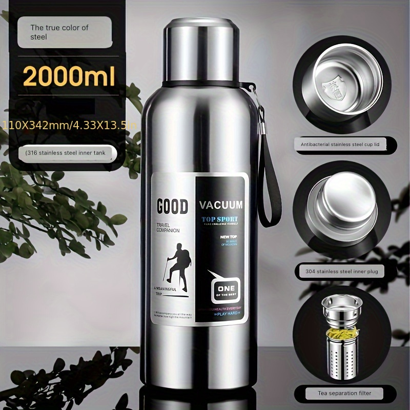 

[top-] Steel Insulated - 316l, - & Portable Lid & Filter - For & , For , 's, , Father's Day