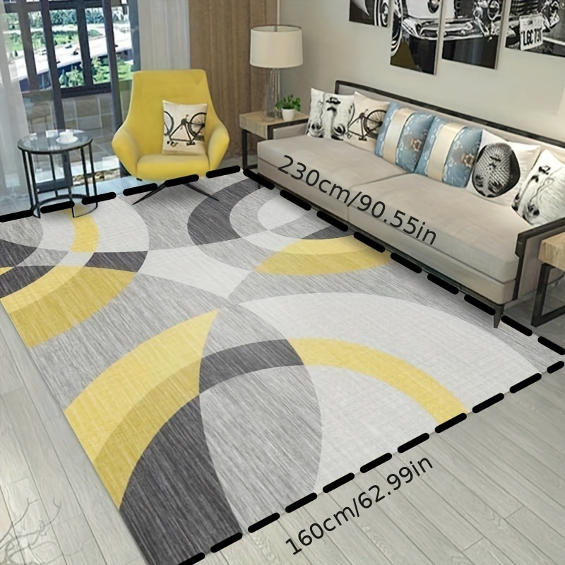 Modern Nordic Style Soft Living Room Area Rug