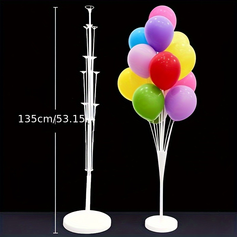 Balloon Stands Suitable For Weddings, Birthdays, - Adjustable Height, Sturdy For Tabletop Floating And Room Decor, Perfect For Anniversaries, Parties, And Celebrations, For Christmas, Halloween