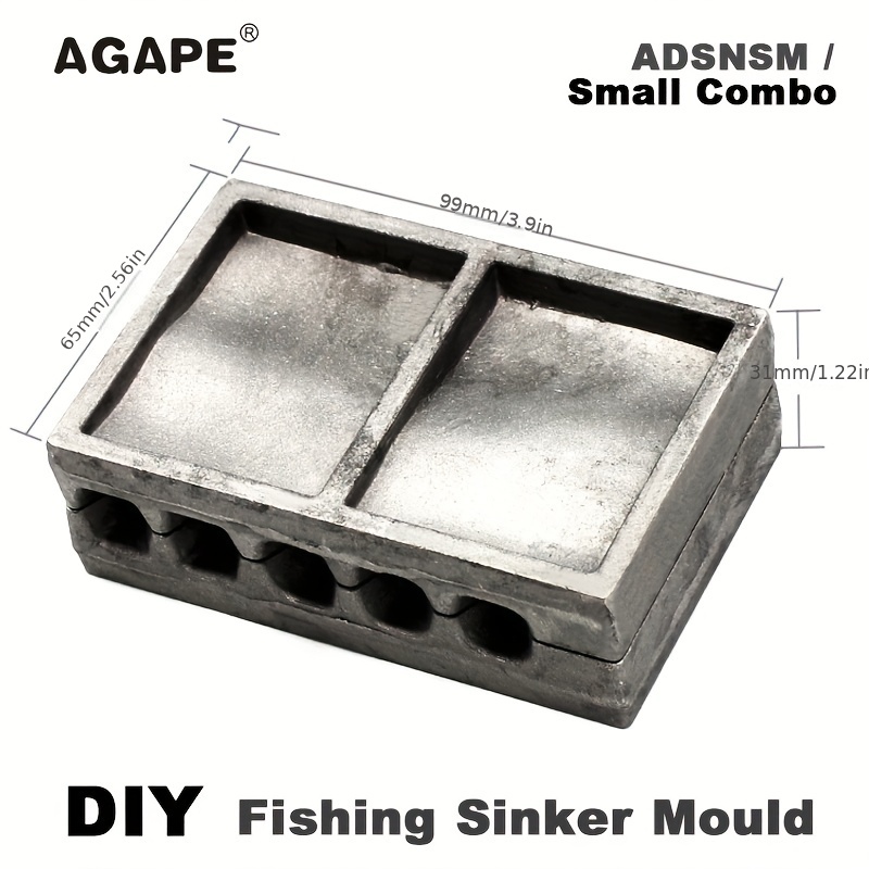 Adsnsm Diy Fishing Snapper Sinker Mould Small Combo With 5 - Temu