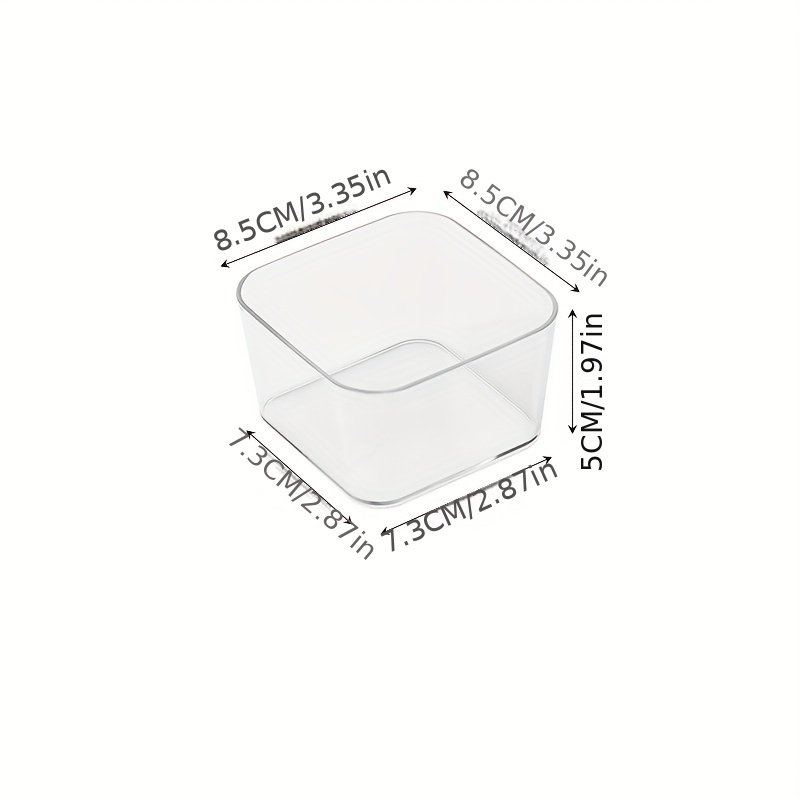 Organize Your Makeup With These Clear Plastic Temu