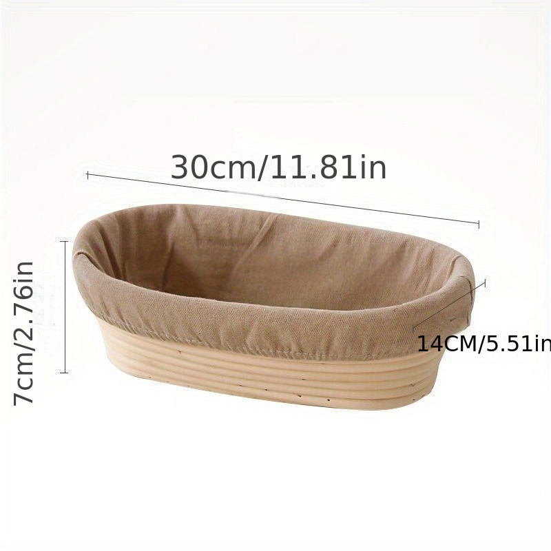 Bread Proofing Basket Oval Bread Proofing Basket With - Temu