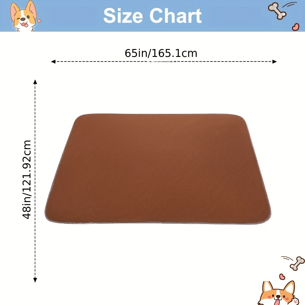 2 Pack Washable Pee Pads for Dogs, 48 x 60 Dog Pee Pads Extra Large,  Non-Slip Dog Training Pads Puppy Pee Pads Reusable Potty Pads Dog Pads for  Incontinence, Playpen, Crate 