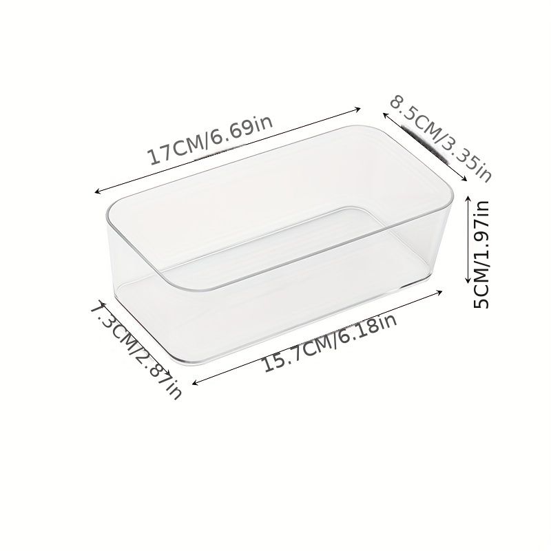 Organize Your Makeup With These Clear Plastic Temu