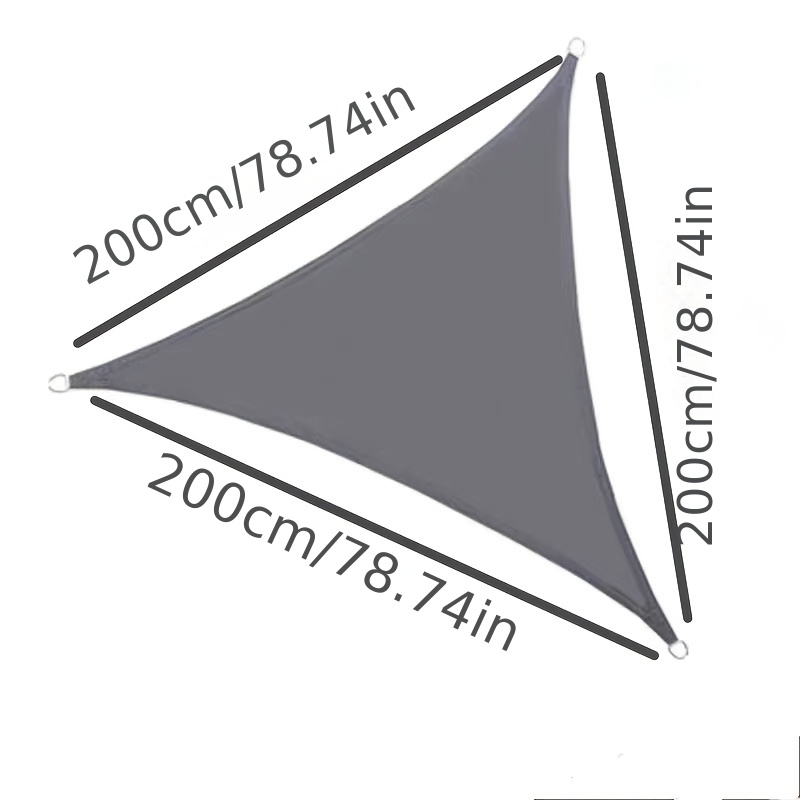 Triangle sunshade sail outdoor awning canopy landscape Peng shade cloth