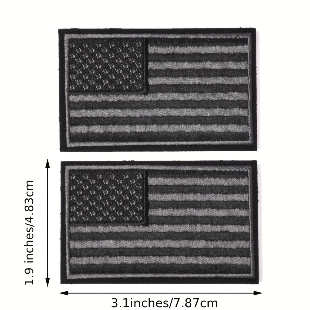 J CARP 2pcs Tactical American Flag Patch U S Flag U S Military Insignia Patches