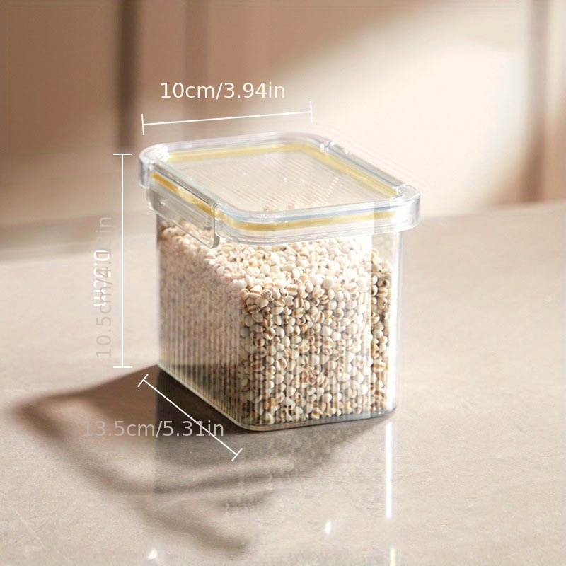 Vertical Striped Food Storage Containers With Lids Clear - Temu