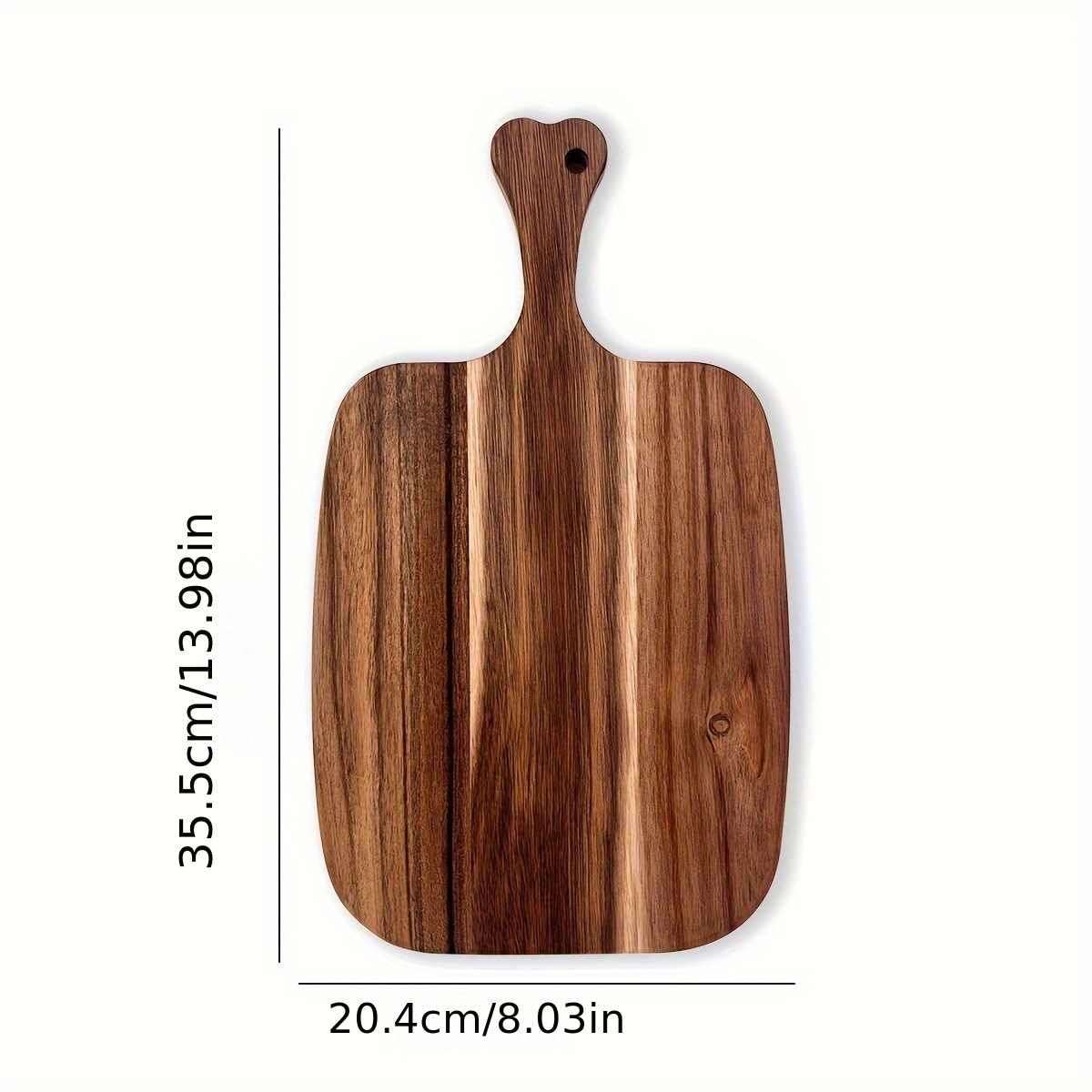 1  purpose extra thick wood cutting board cheese and cooked food board meat and cooked food board cheese bread vegetables and fruits with handle   easy to clean suitable for home   details 4