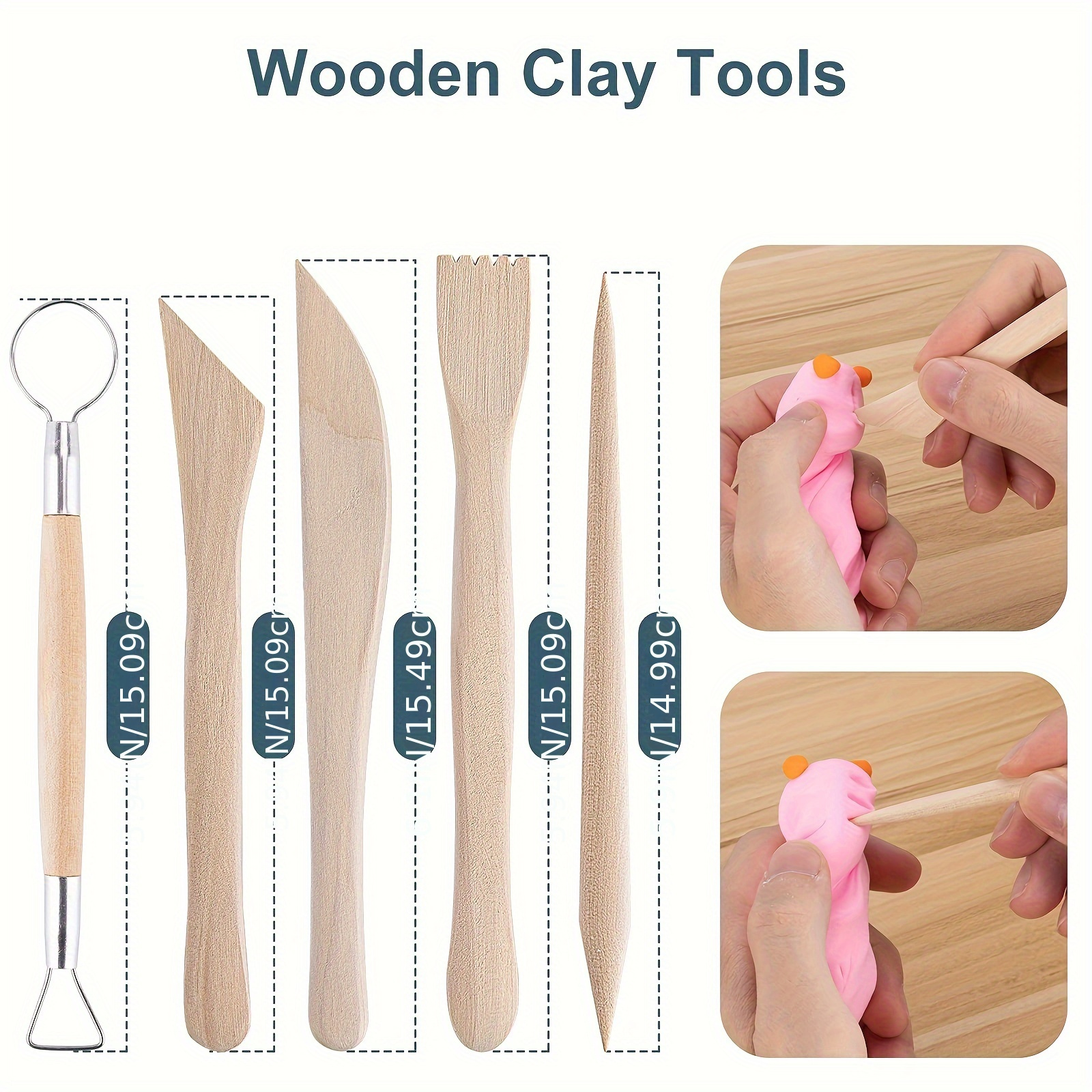 8pcs Clay Tools Kit, Polymer Clay Tools, Ceramics Clay Sculpting Tools  Kits, Air Dry Clay Tool Set For Adults Pottery Craft, Baking, Carving,  Dotting