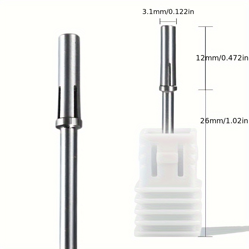 Mini Pro Nail Care Kit: Hypoallergenic Sanding Bands & Drill Bit - Effortless Polish Remover For Perfect Manicure