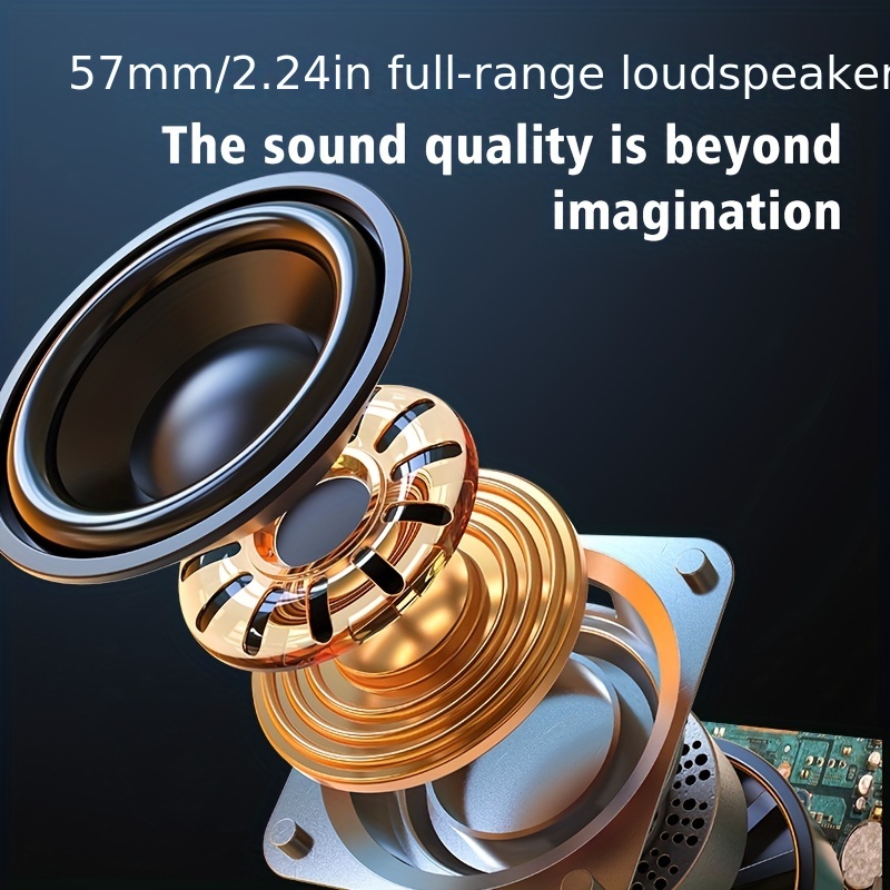 audio mini subwoofer high sound quality large volume home computer desktop outdoor riding lights small speaker