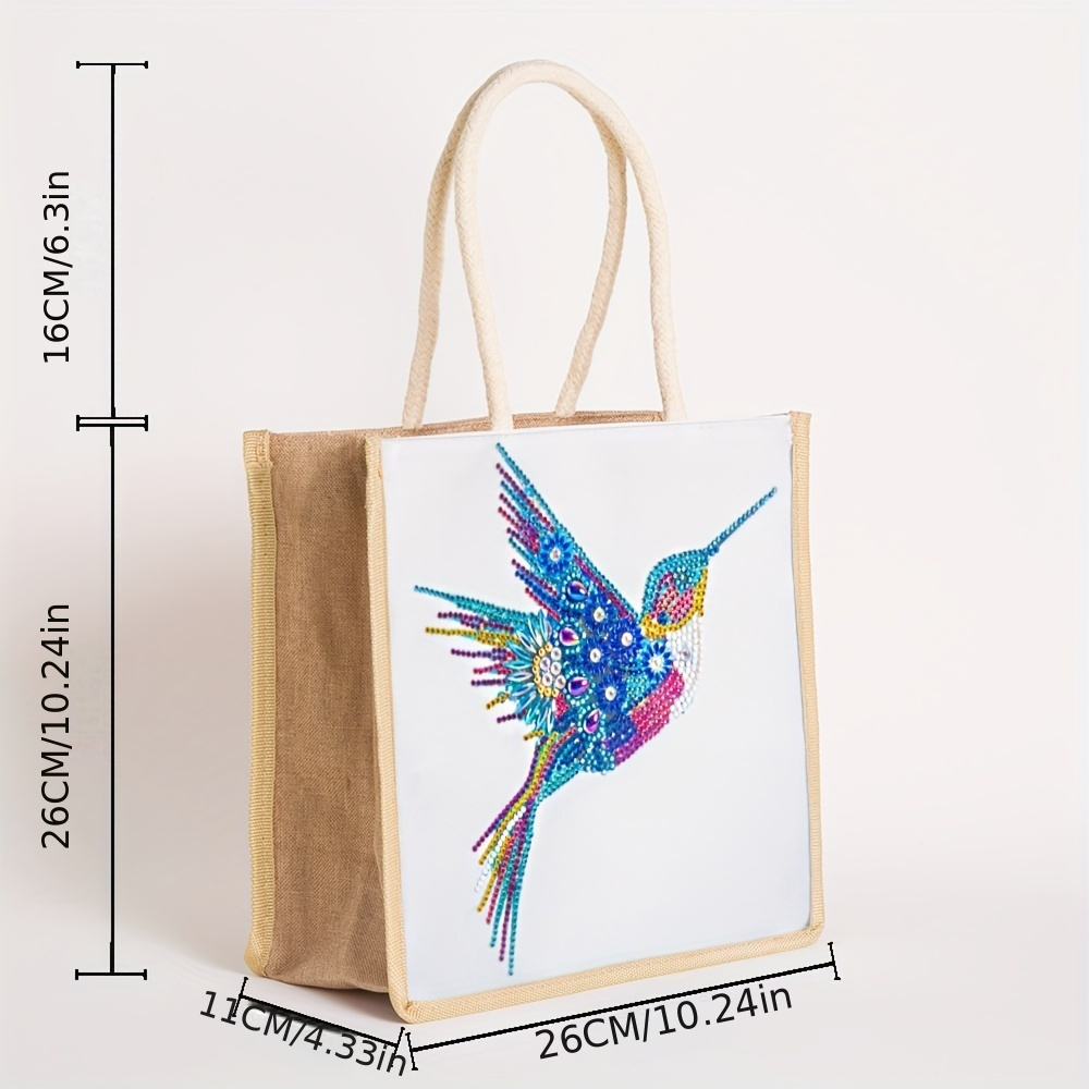 Diamond Painting  DIY Diamond Painting Canvas Tote Bag - Birds