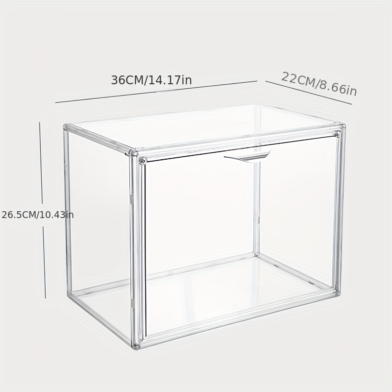 Acrylic Display Case Clear Plastic Purse and Handbag Storage Organizer for  Close