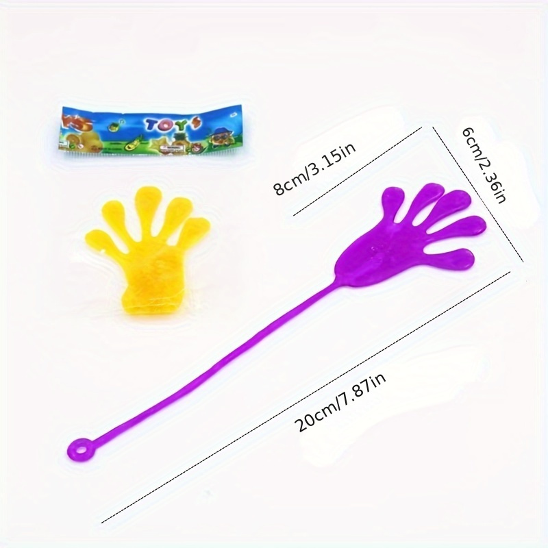 100pcs creative elastic sticky hand toys perfect gift for children suitable for climbing walls and filling gift bags 2