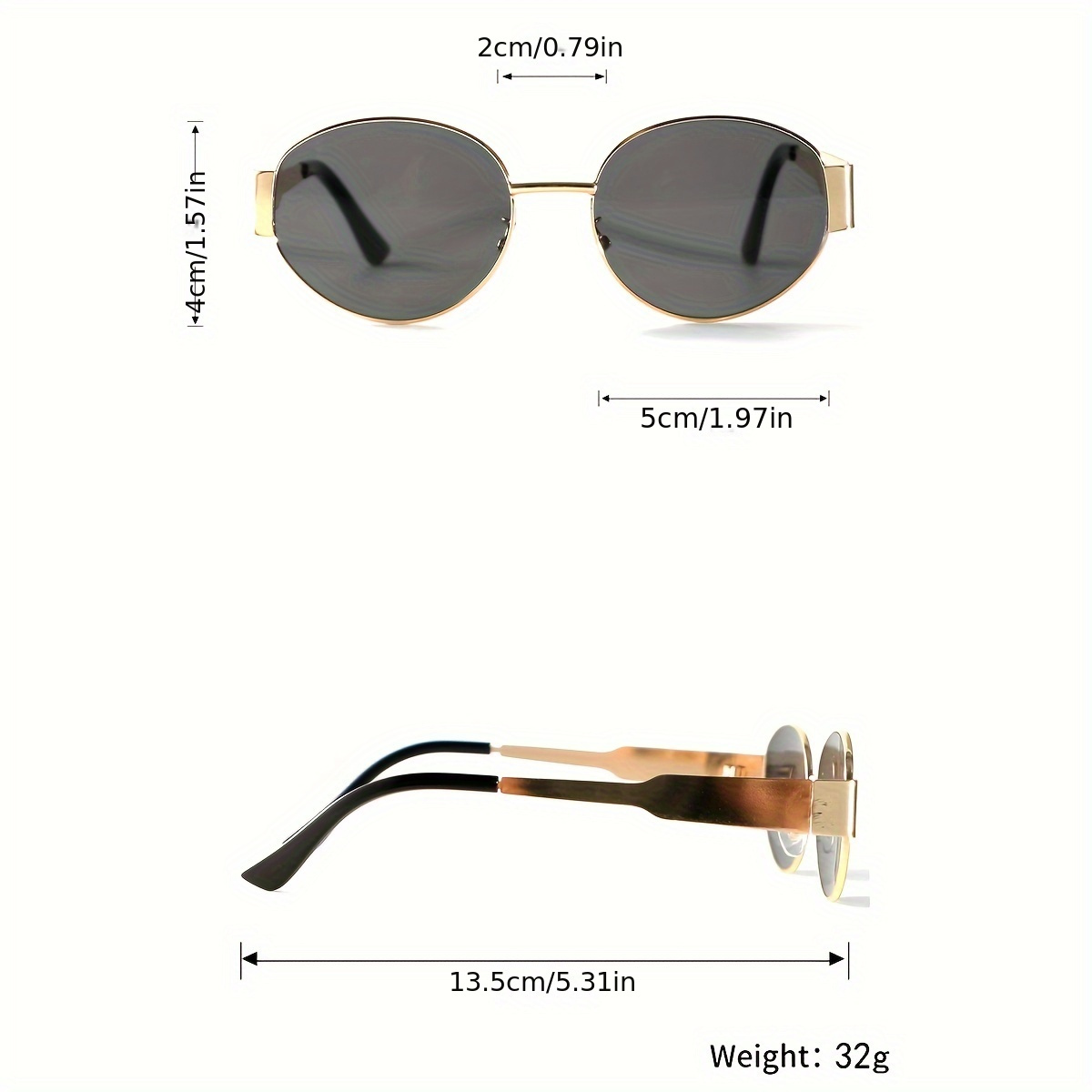   moment chic oval metall moda ko'zoynaklar uchun ayollar uchun anti-reflektif linza ko'cha uslubi ta'til tafsilotlari 5