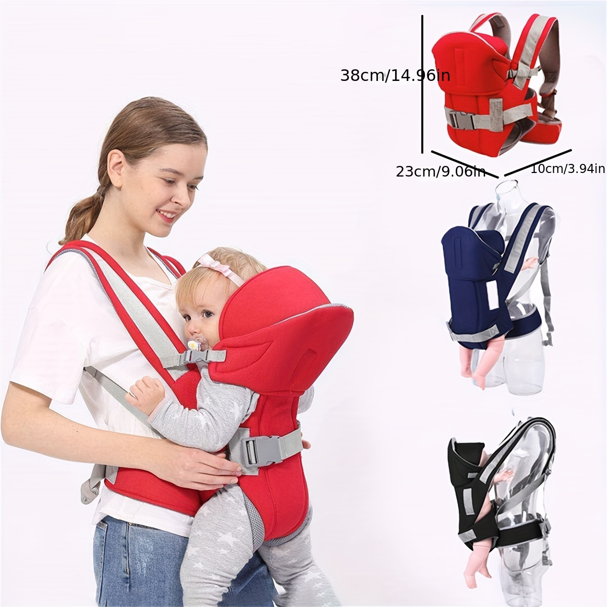 

Portable Baby Carrier For Travel, Large Thickened Baby Carrier, Multifunctional Seat