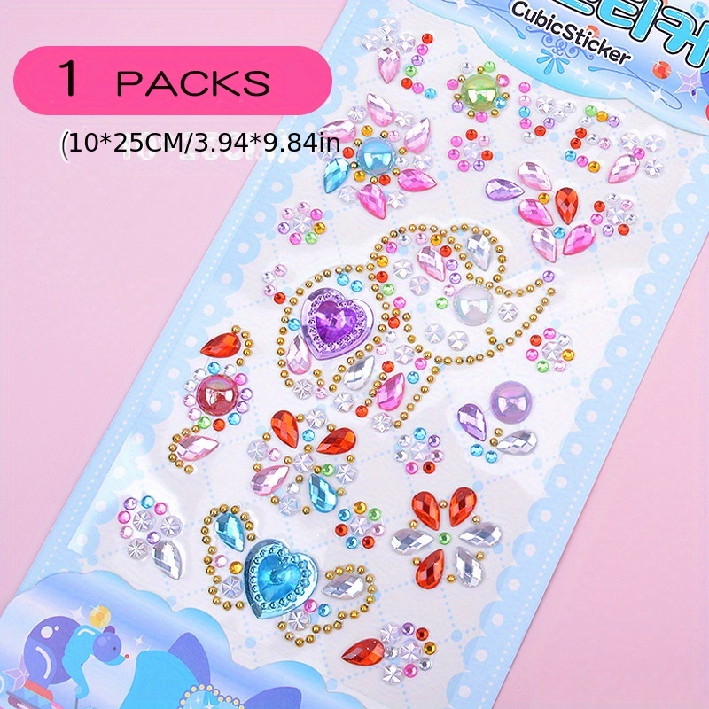 Children's Stickers Paper 3d Shiny Shake Stickers - Temu