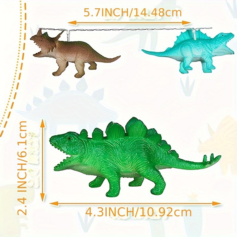 Guirlande lumineuse dinosaures 10 LED L136