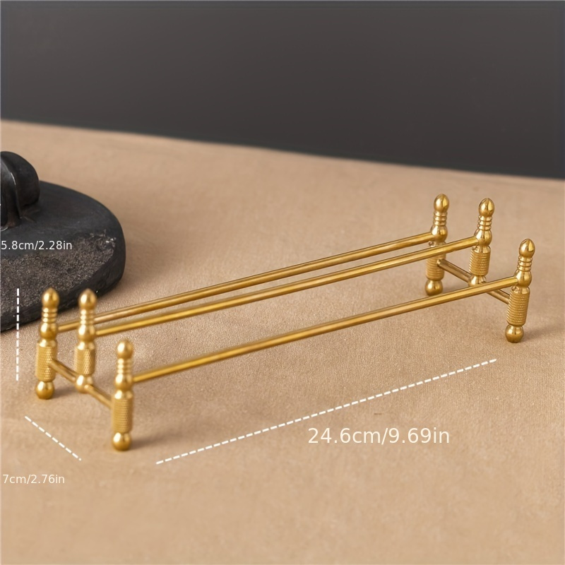 Pure Copper Tea Cup Holder Tea Set Drain Holder Brass Glass - Temu