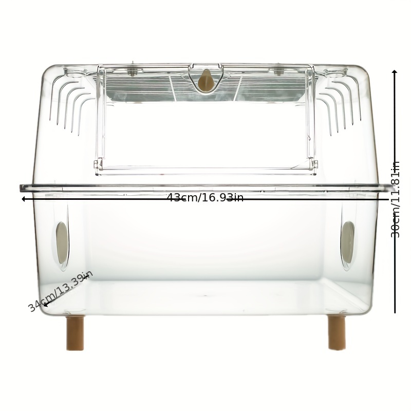 Acrylic sales hamster cage