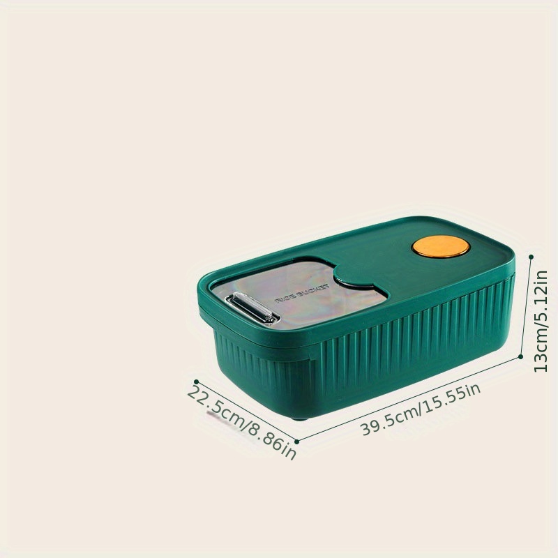 Airtight Rice Dispenser 1pc Clear Large Capacity Container