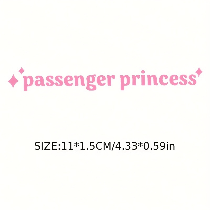 Passenger Princess Sticker Car Mirror Sticker - Temu Germany