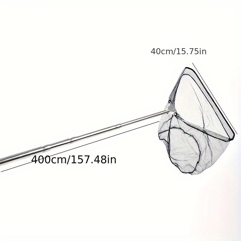 Retractable Stainless Steel Landing Net Foldable Fishing Net - Temu