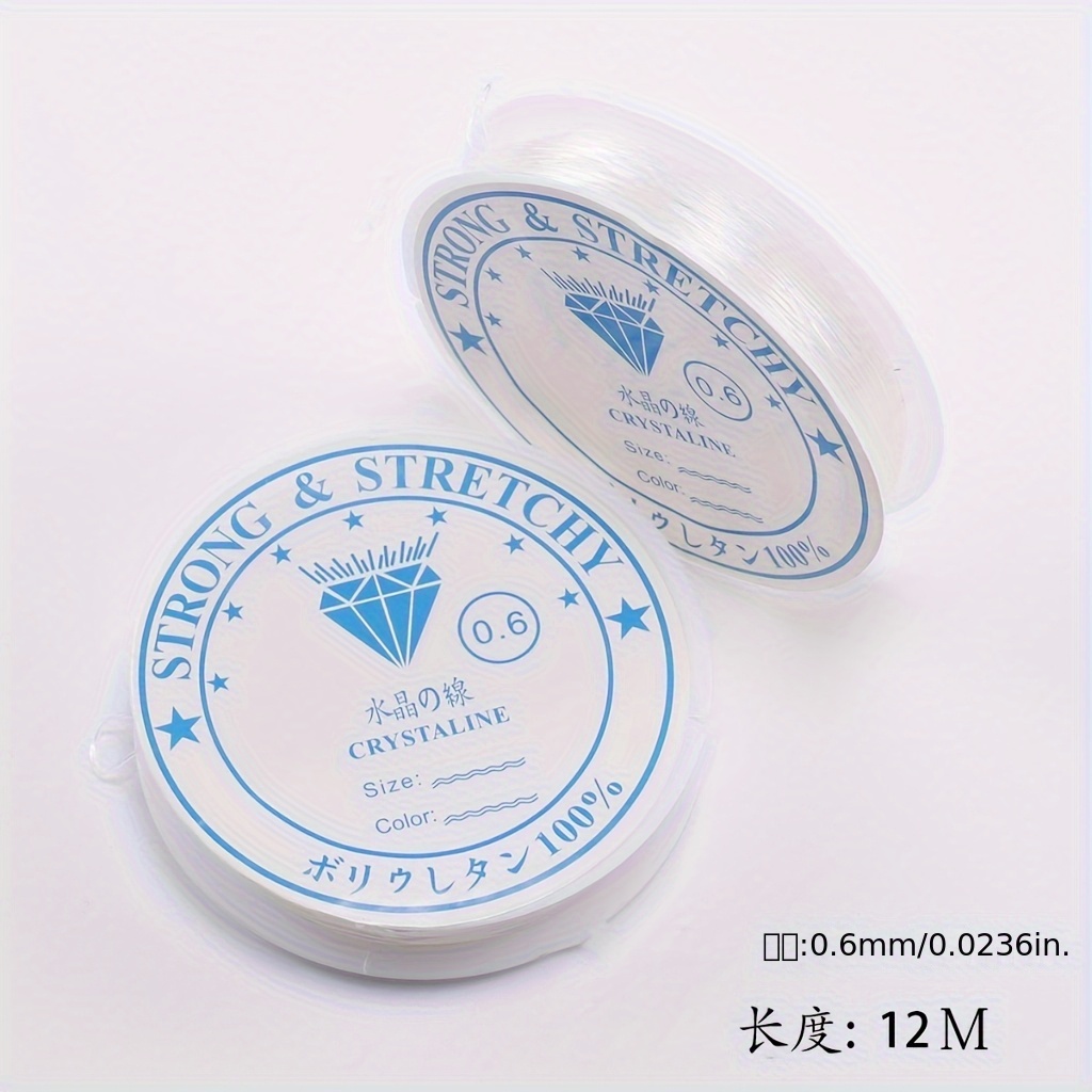 Transparent White Elastic Thread, Elastic Thread, Jewelry Thread, Bead Thread, Accessories, Beading Material