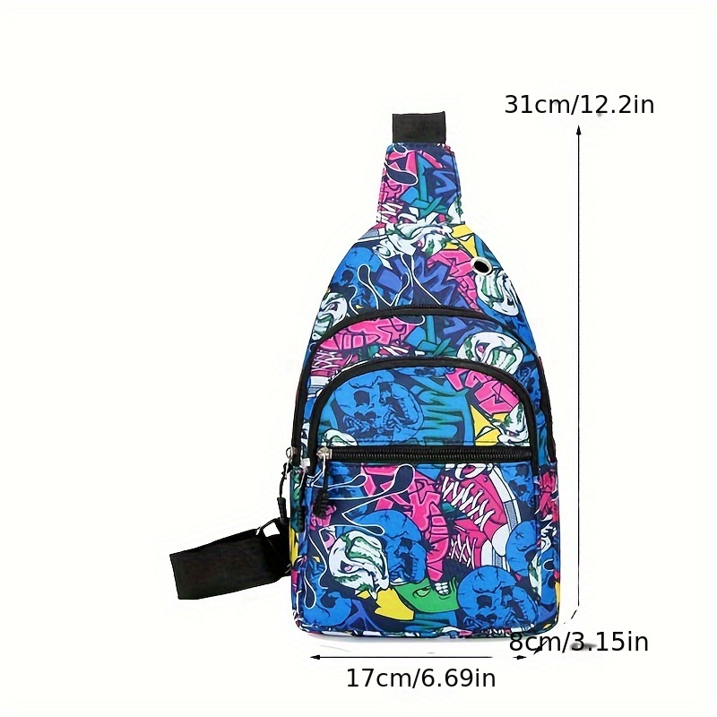 1 Bolsa Hombro Impermeable Hombre Mochila Mensajero Mochila - Temu